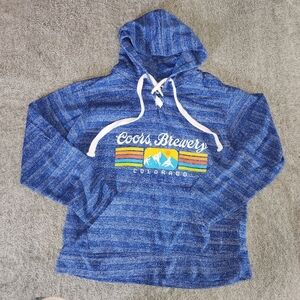 NWOT LONE ROCK COORS BREWERY Hoodie men's women's sweatshirt